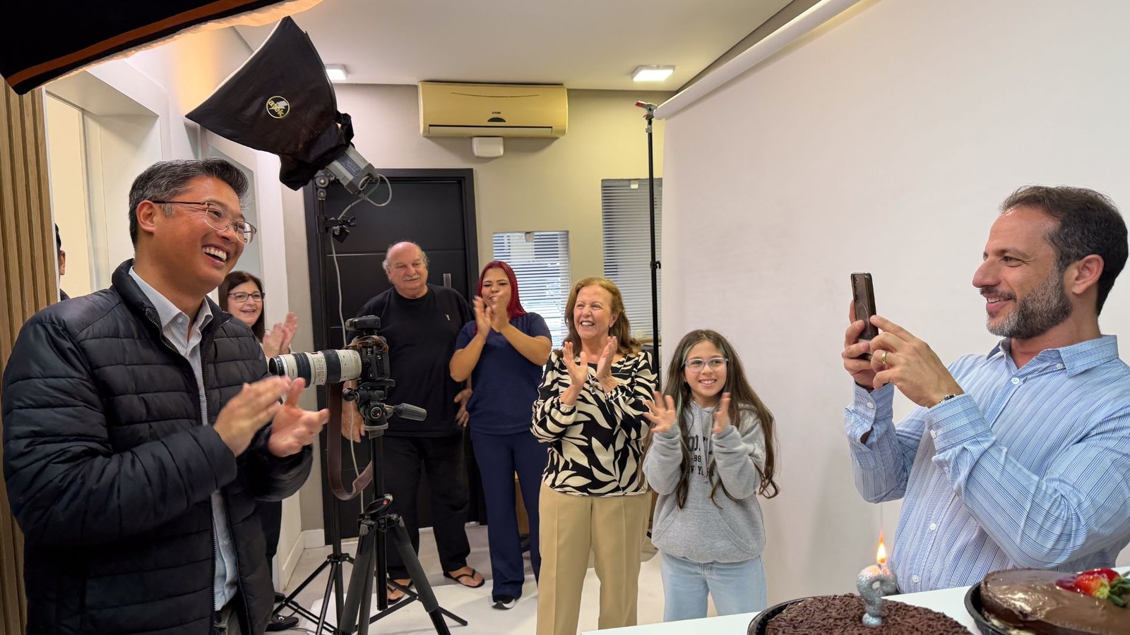 Início Equipe da clínica odontológica H Paraventi na Mooca