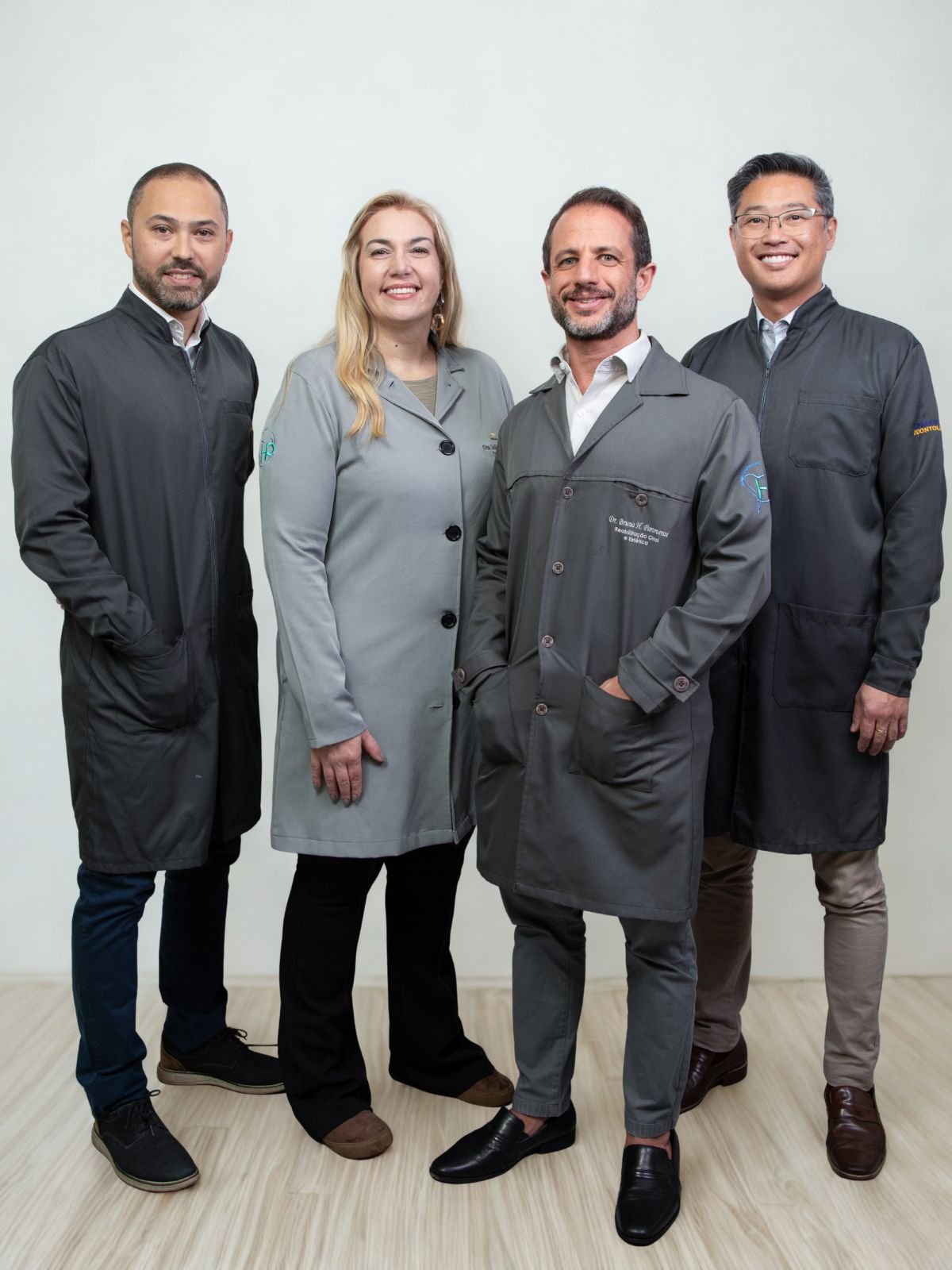 Equipe odontológica da H Paraventi Odontologia na Mooca